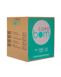 Imagem do produto Copo Descartável Copobom 180ml caixa c/ 2.500 UND